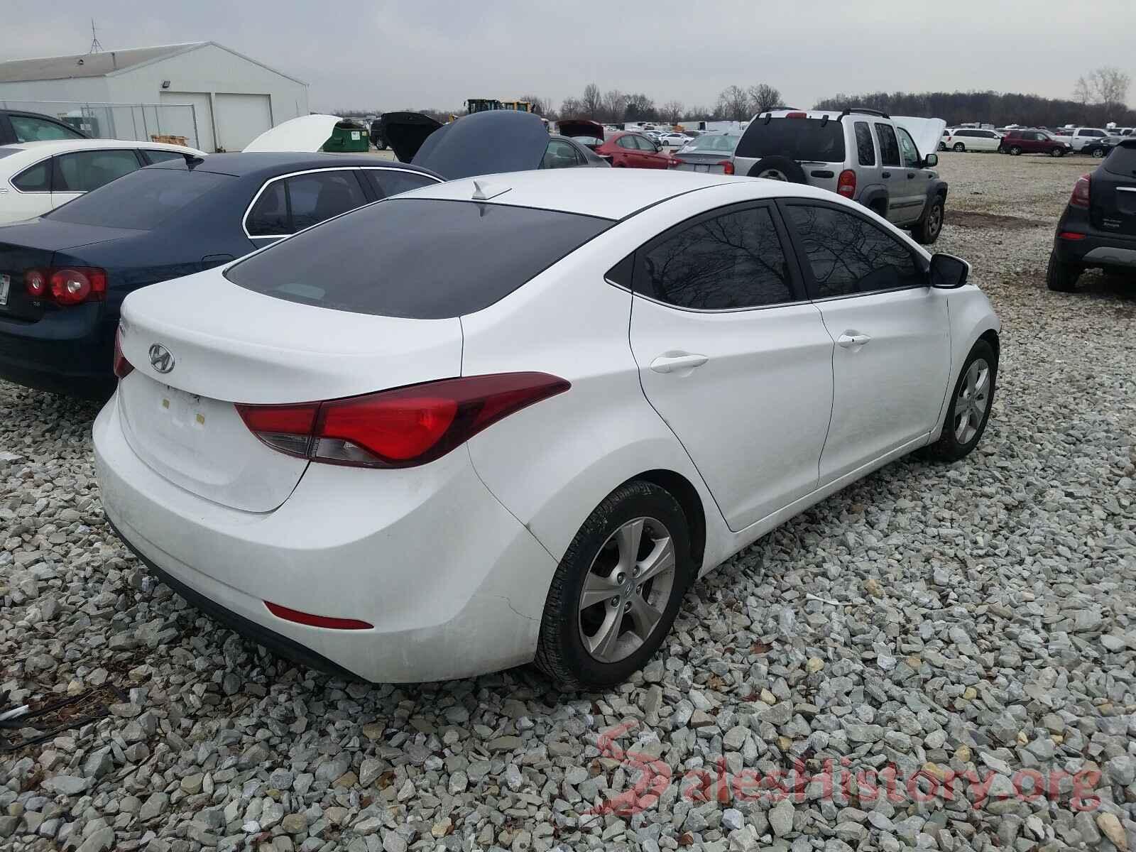 5NPDH4AE4GH668277 2016 HYUNDAI ELANTRA