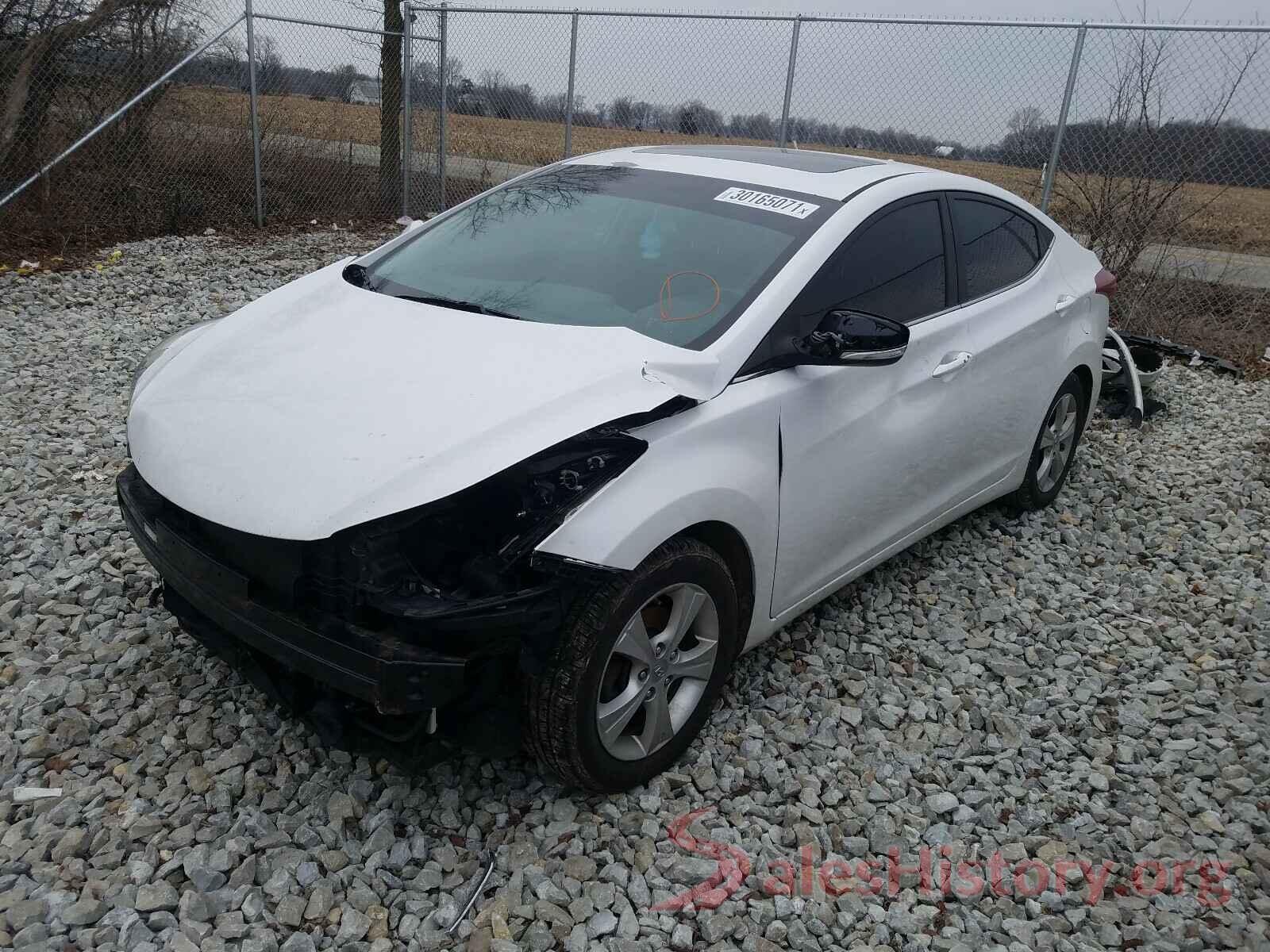 5NPDH4AE4GH668277 2016 HYUNDAI ELANTRA