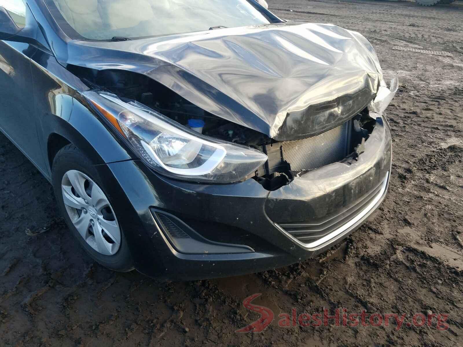 5NPDH4AE7GH754120 2016 HYUNDAI ELANTRA