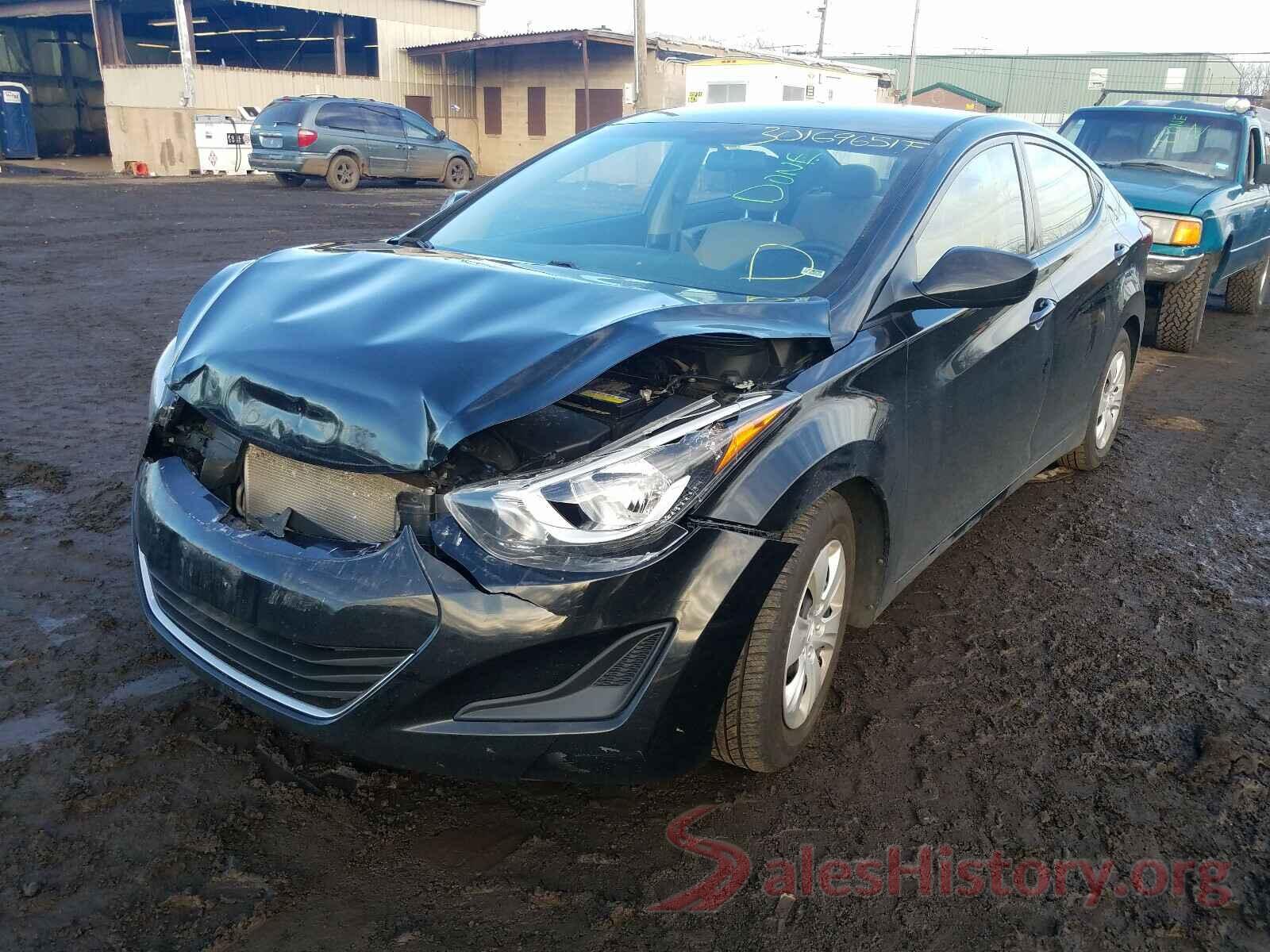 5NPDH4AE7GH754120 2016 HYUNDAI ELANTRA