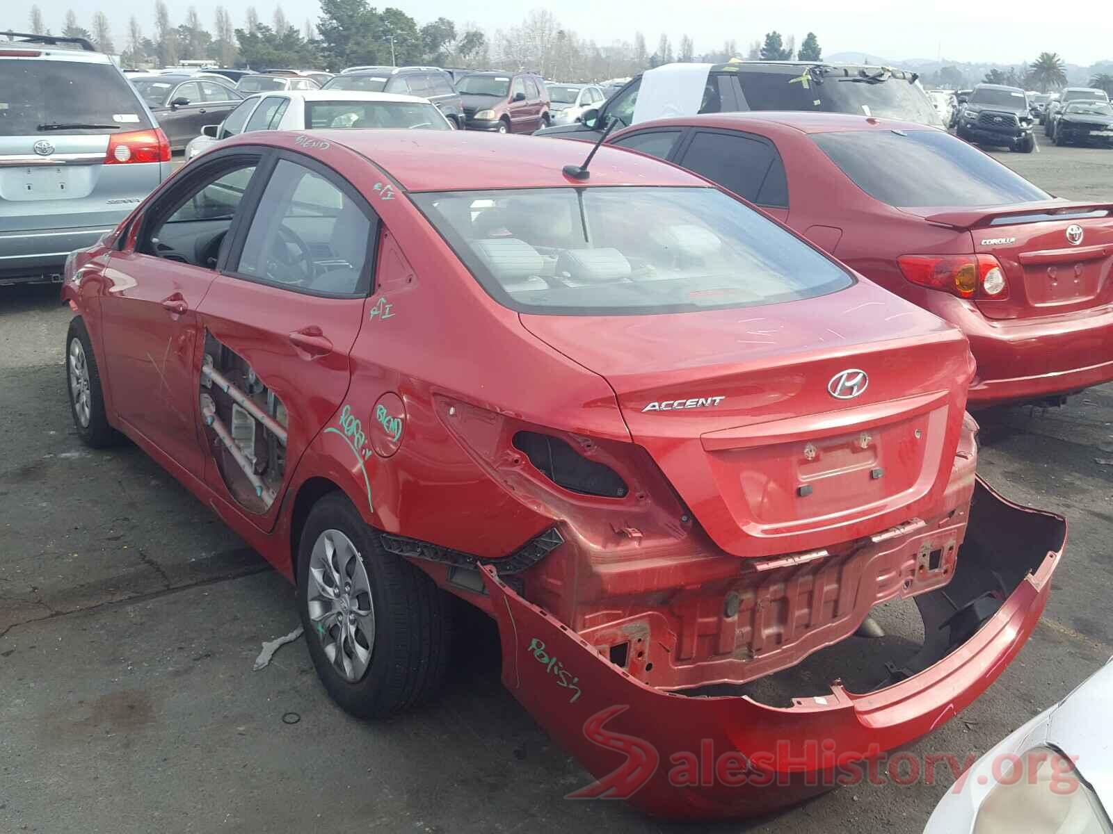 KMHCT4AEXGU078337 2016 HYUNDAI ACCENT