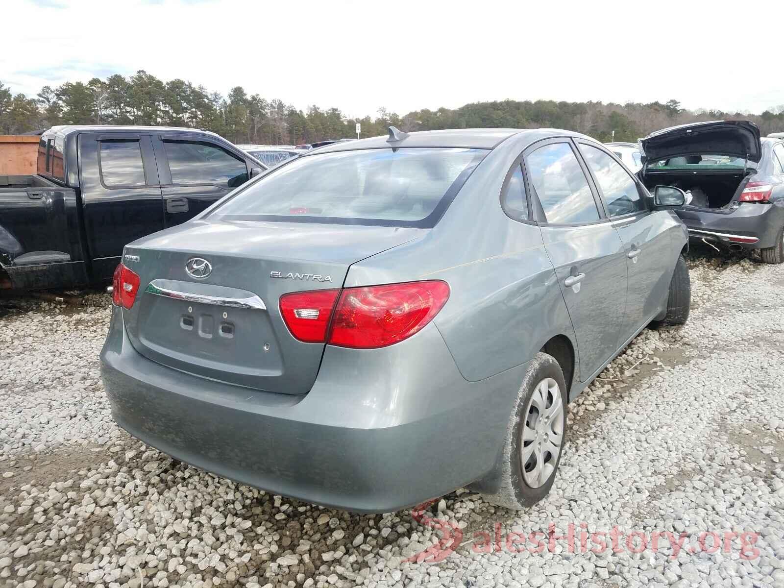 KMHD84LFXHU224555 2010 HYUNDAI ELANTRA