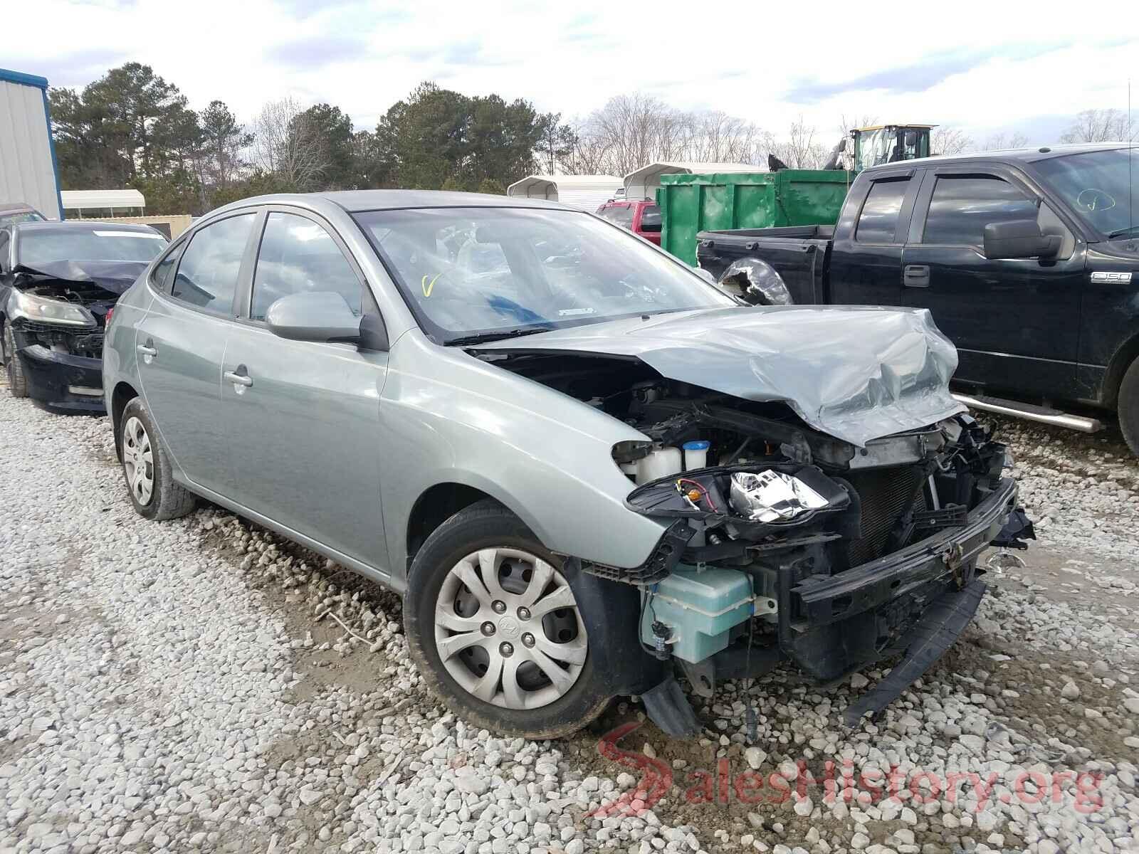 KMHD84LFXHU224555 2010 HYUNDAI ELANTRA