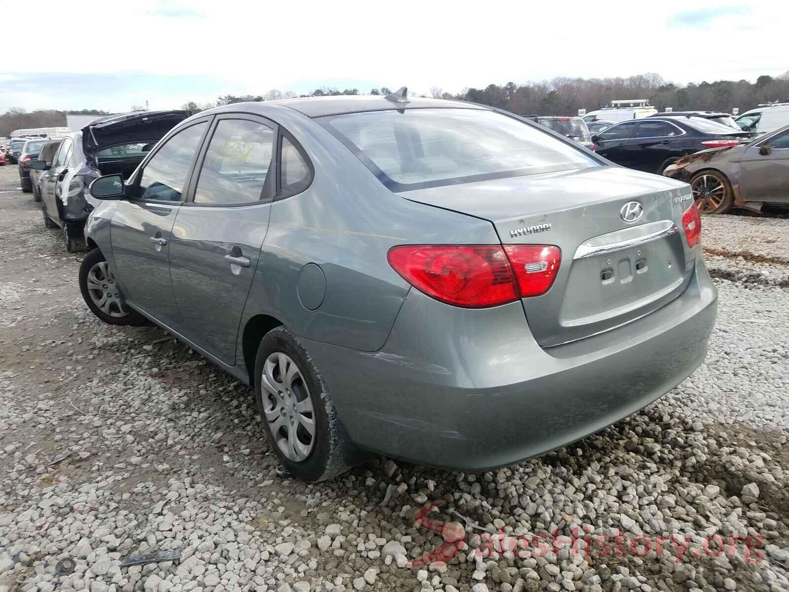 KMHD84LFXHU224555 2010 HYUNDAI ELANTRA