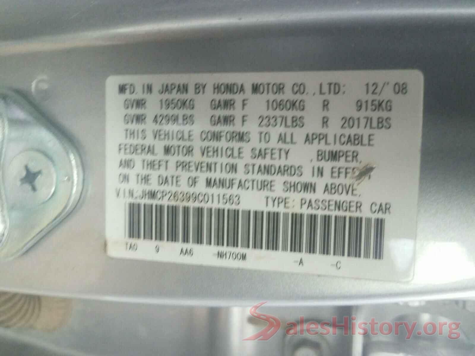 3N1AB7AP3JY223842 2009 HONDA ACCORD