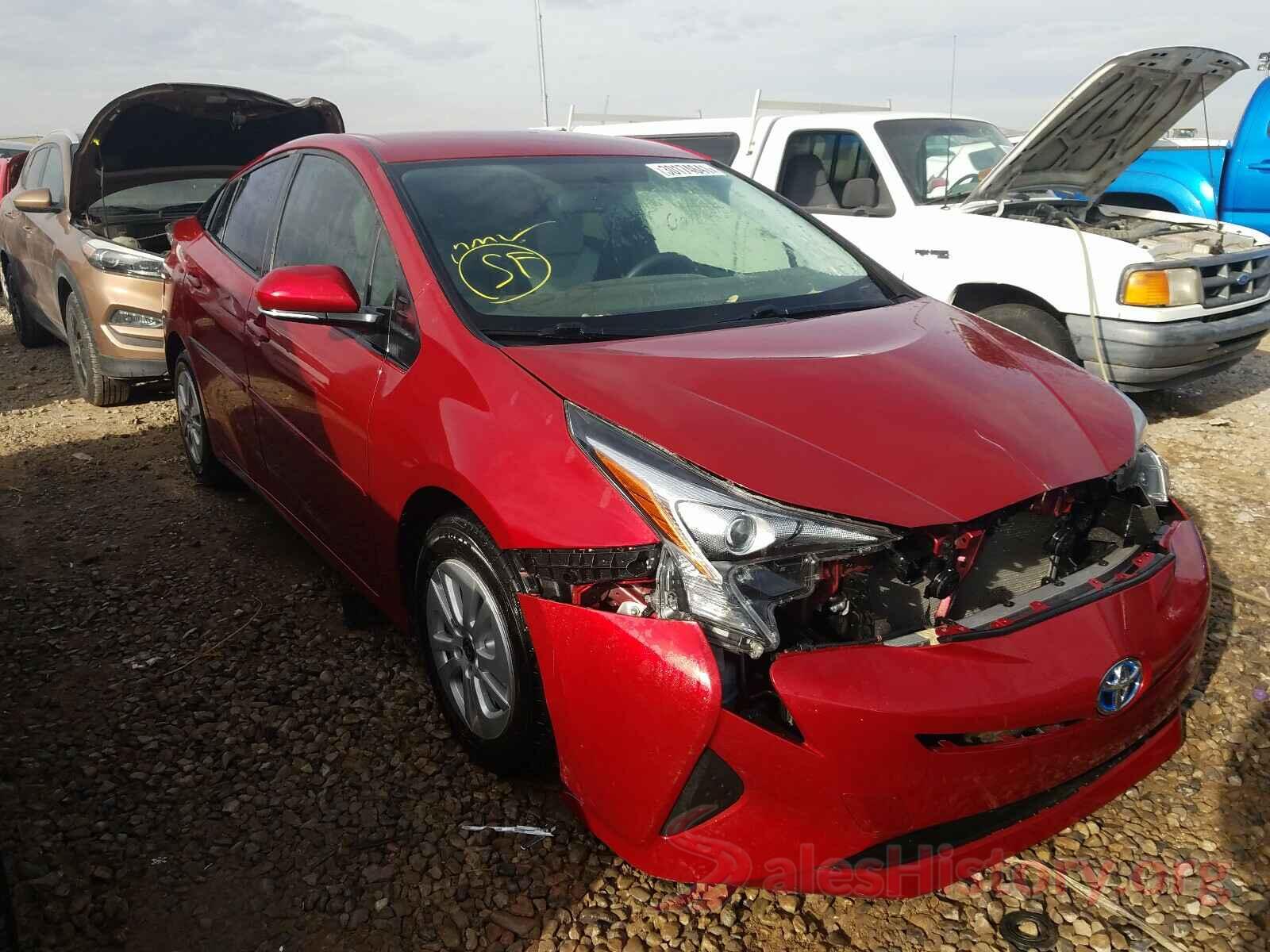 JTDKBRFUXG3502539 2016 TOYOTA PRIUS