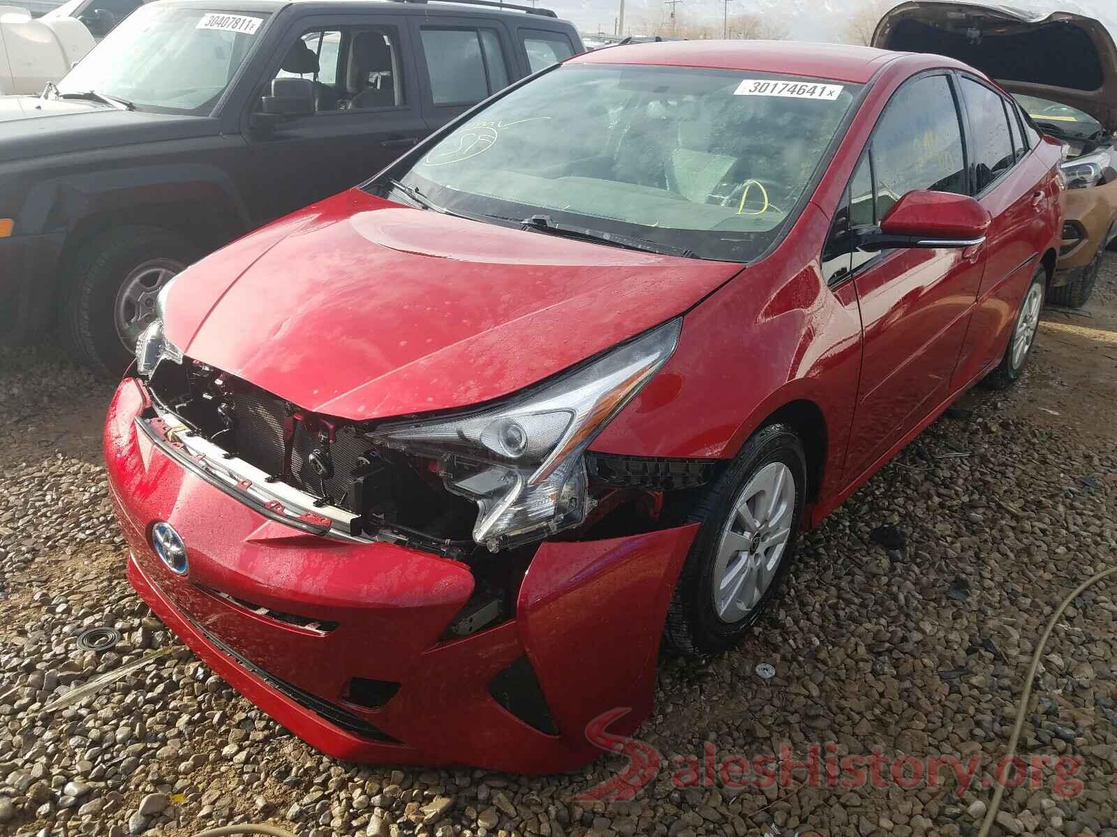 JTDKBRFUXG3502539 2016 TOYOTA PRIUS