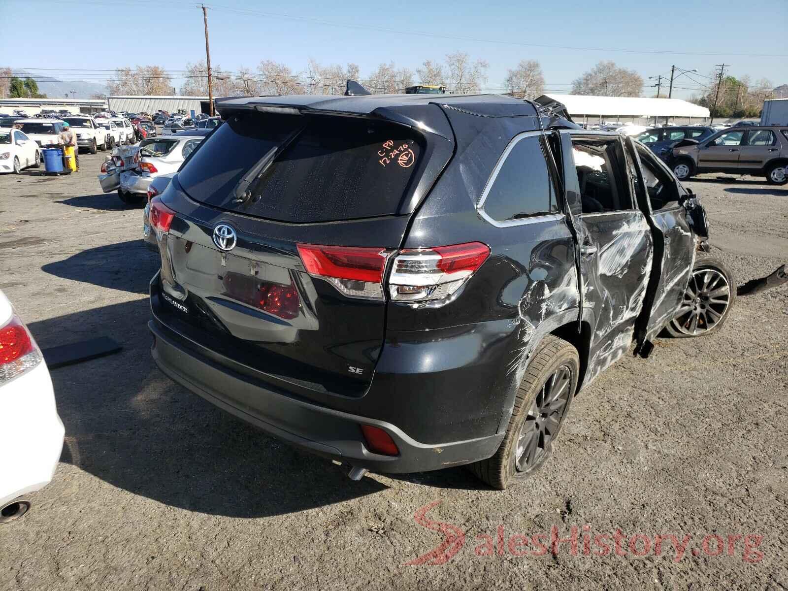 5TDKZRFH5HS520672 2017 TOYOTA HIGHLANDER