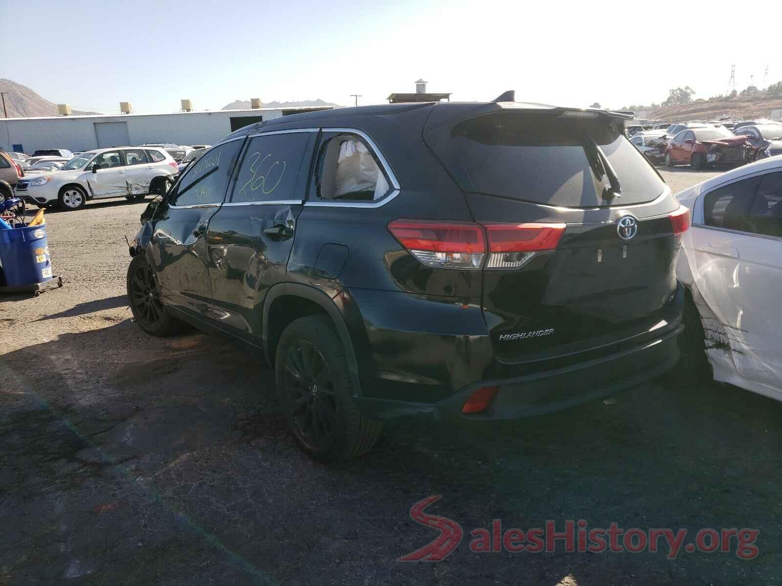 5TDKZRFH5HS520672 2017 TOYOTA HIGHLANDER