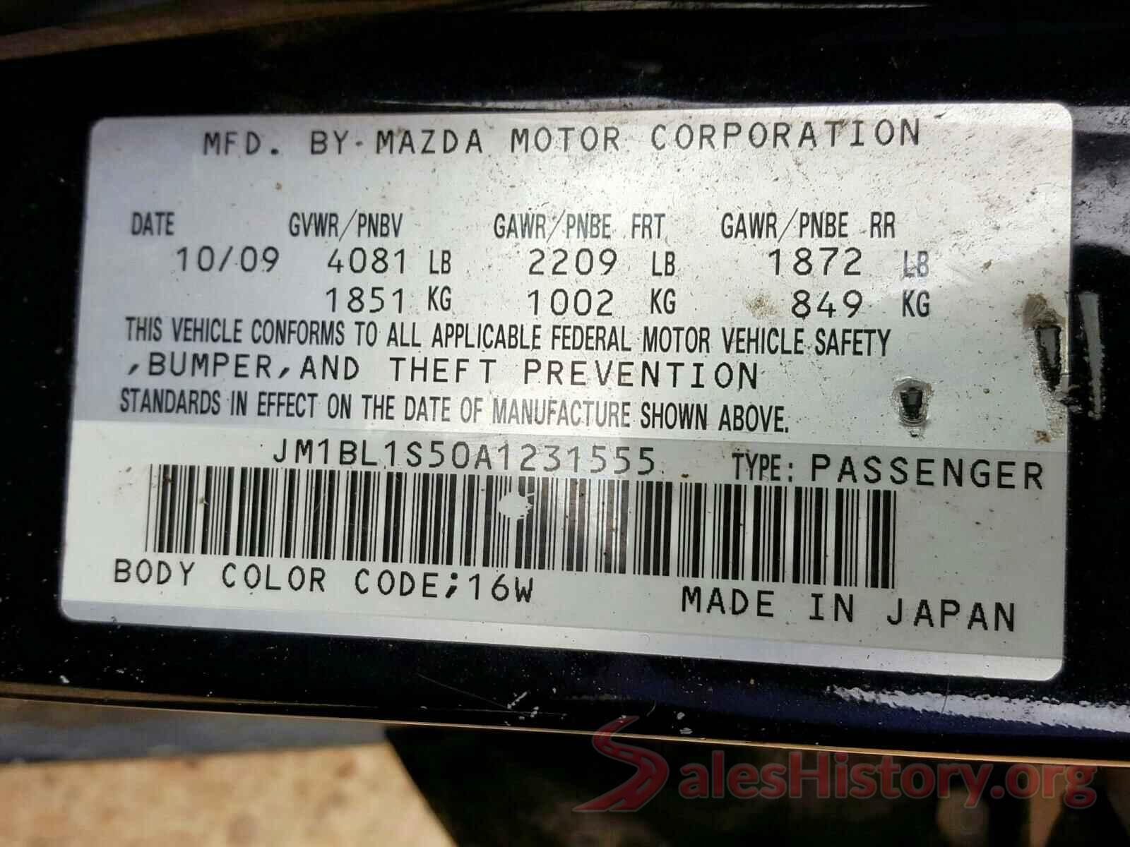 JN8AT2MT2HW391774 2010 MAZDA 3 S