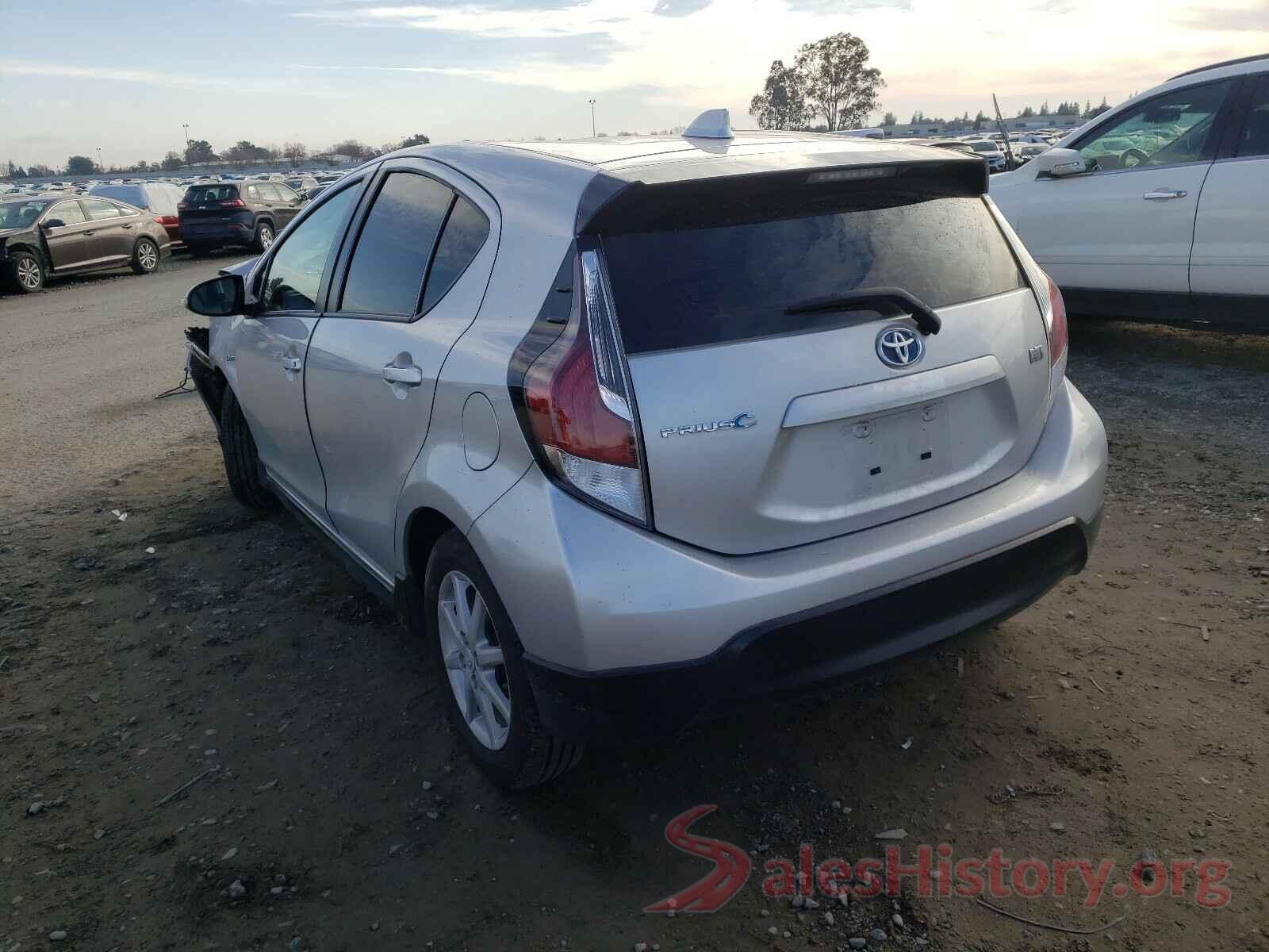 JTDKDTB37H1593688 2017 TOYOTA PRIUS