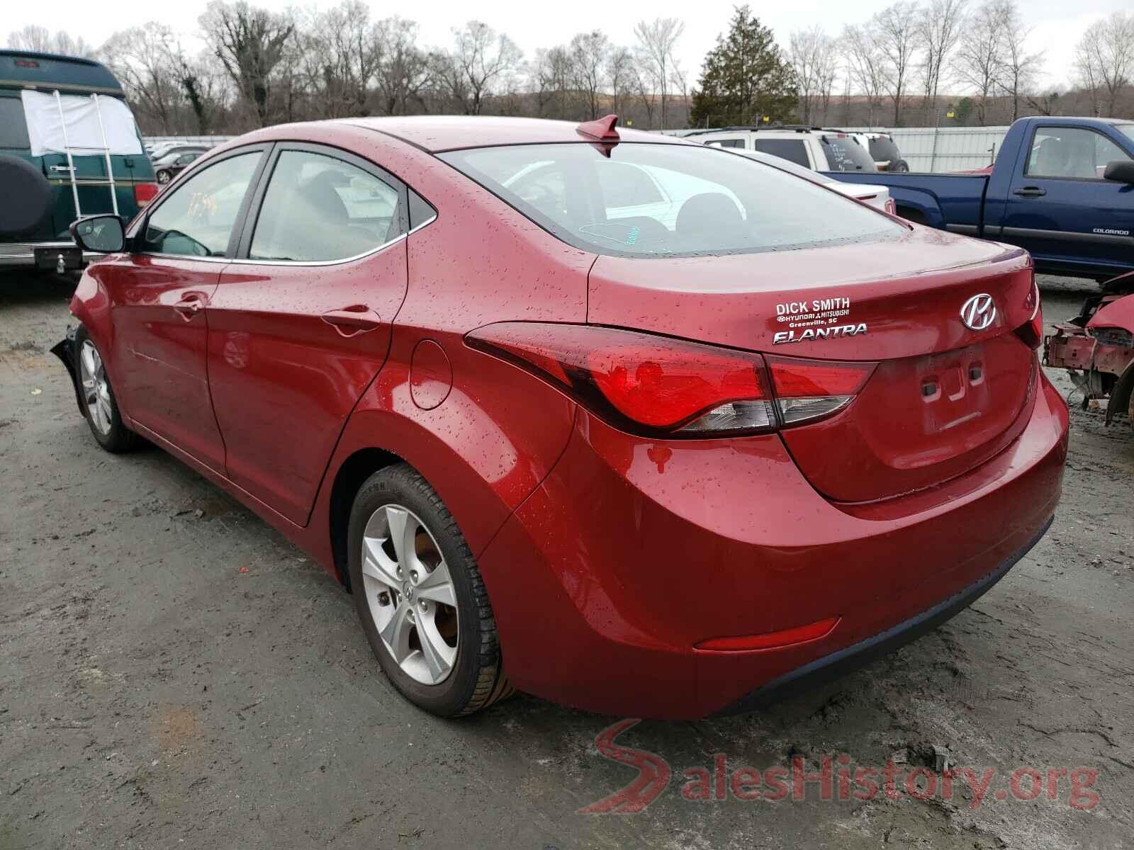 5NPDH4AE2GH669749 2016 HYUNDAI ELANTRA