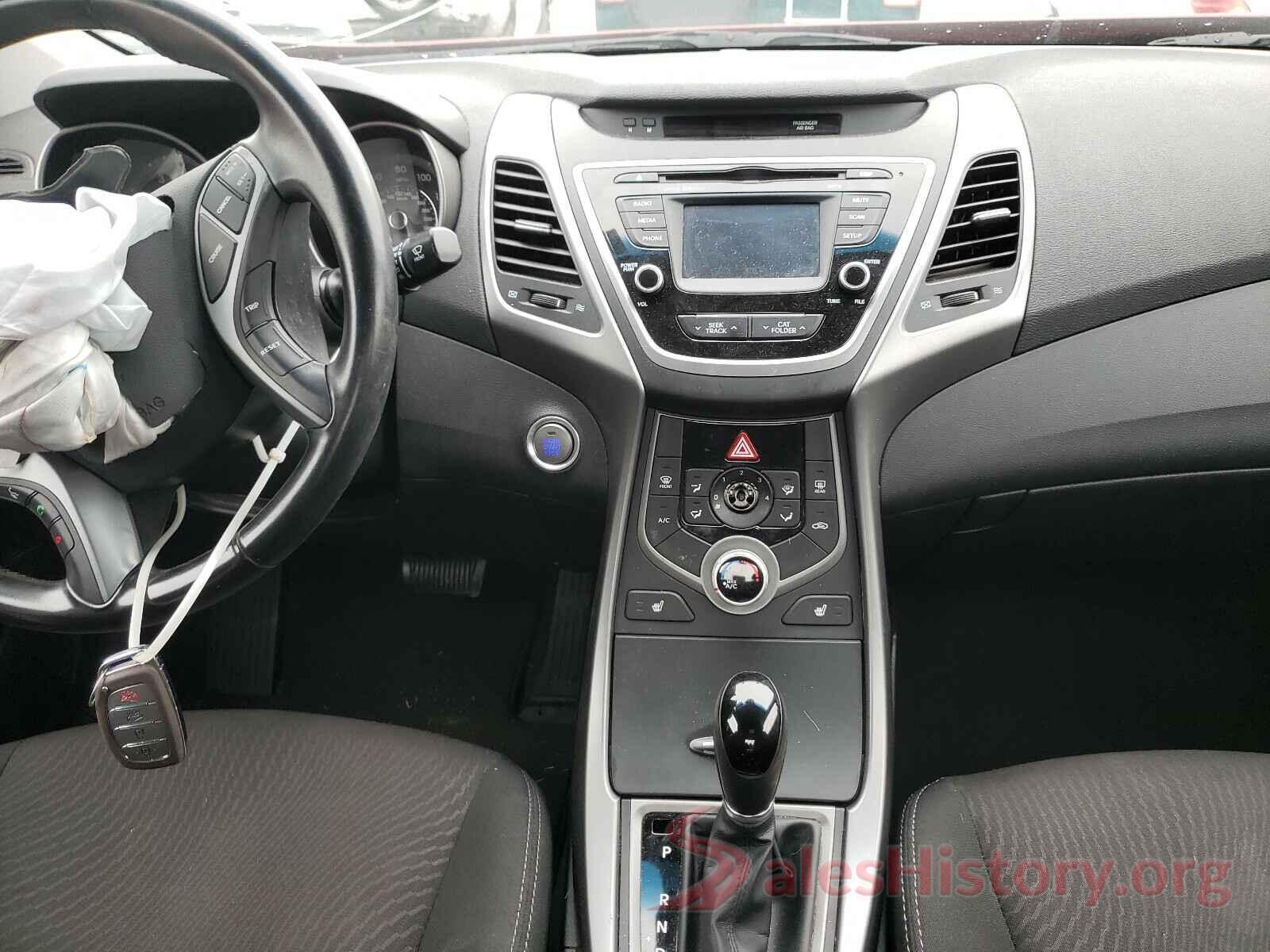 5NPDH4AE2GH669749 2016 HYUNDAI ELANTRA