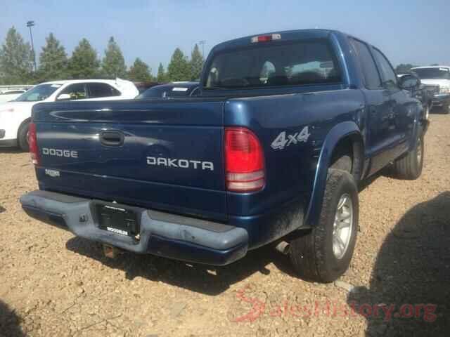 5XXGT4L31LG436992 2003 DODGE DAKOTA