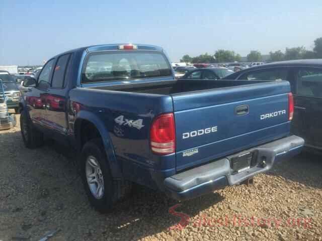 5XXGT4L31LG436992 2003 DODGE DAKOTA