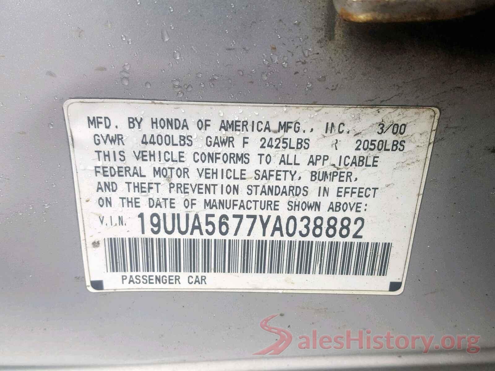 JTHBA1D26K5096888 2000 ACURA 3.2 TL