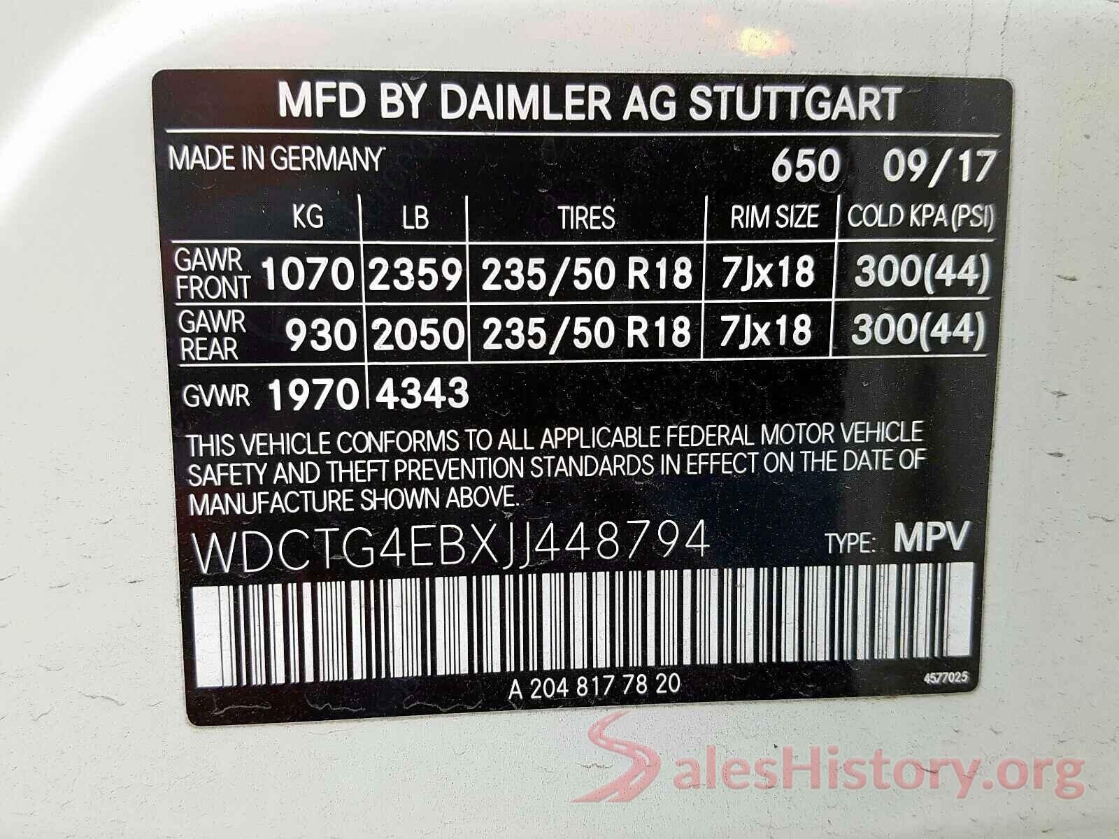 3N1CE2CP8JL357596 2018 MERCEDES-BENZ G CLASS