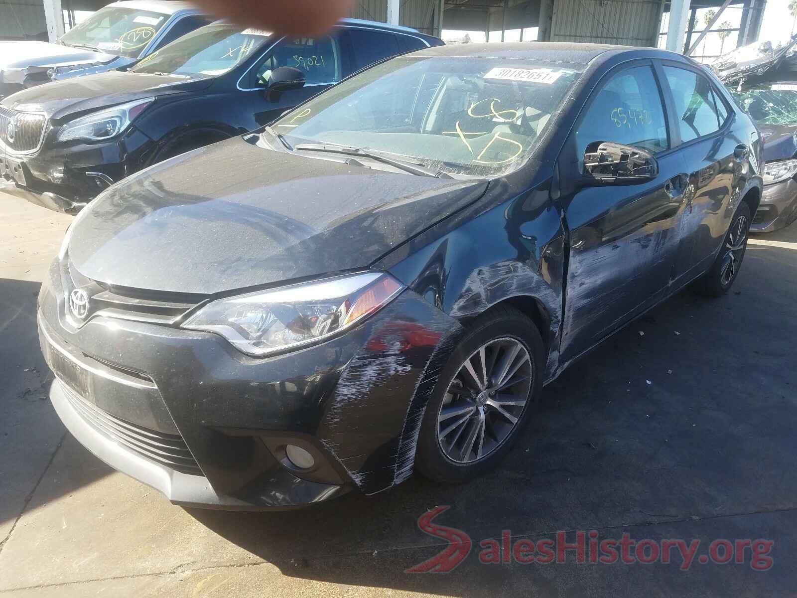 5YFBURHE1GP392682 2016 TOYOTA COROLLA