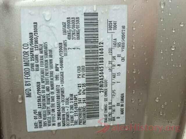 4S4WMARD3M3418076 2001 FORD WINDSTAR