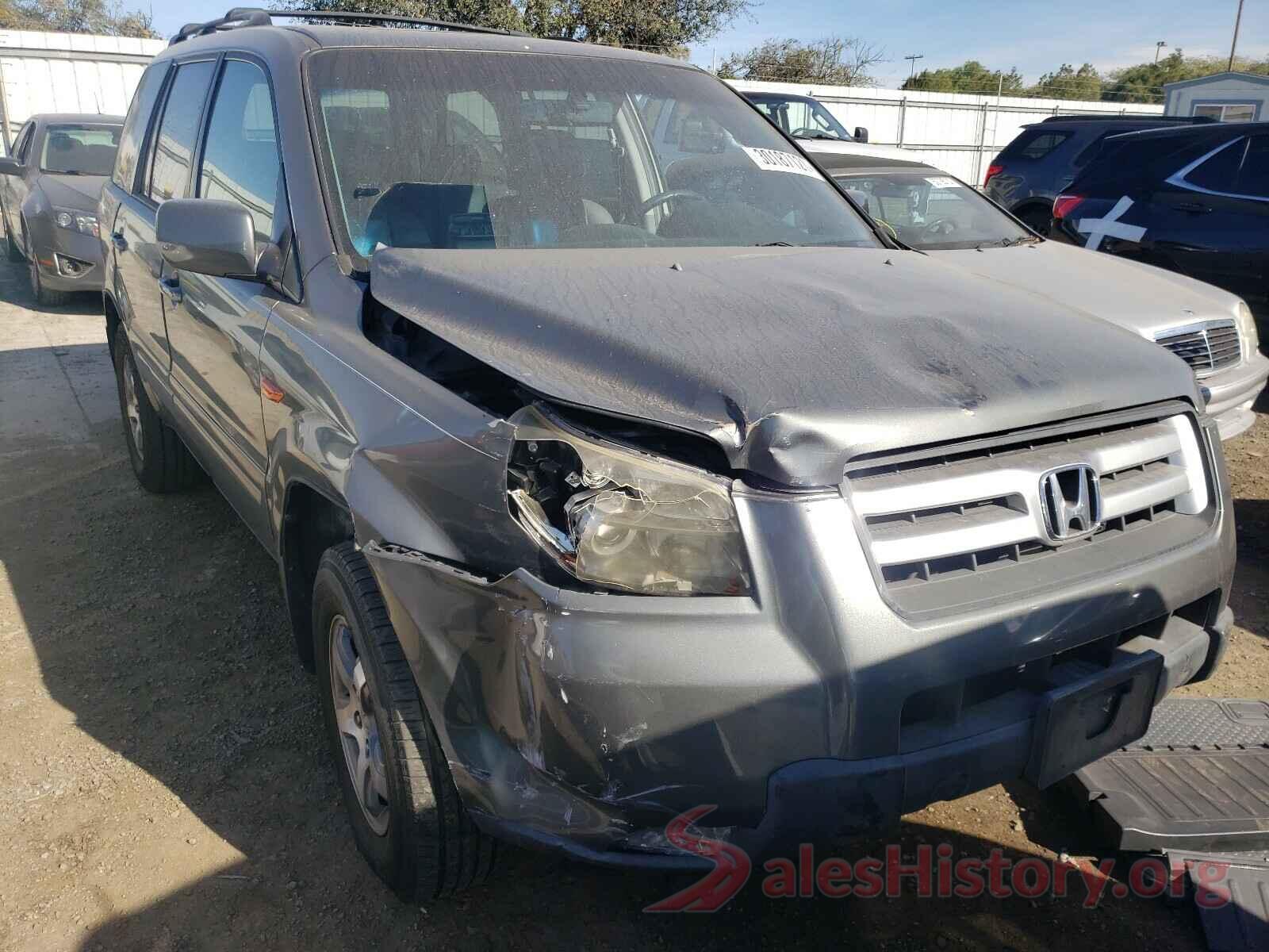 5NPD84LF9KH419066 2007 HONDA PILOT