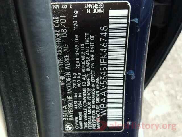 55SWF4JB5GU155881 2001 BMW 3 SERIES