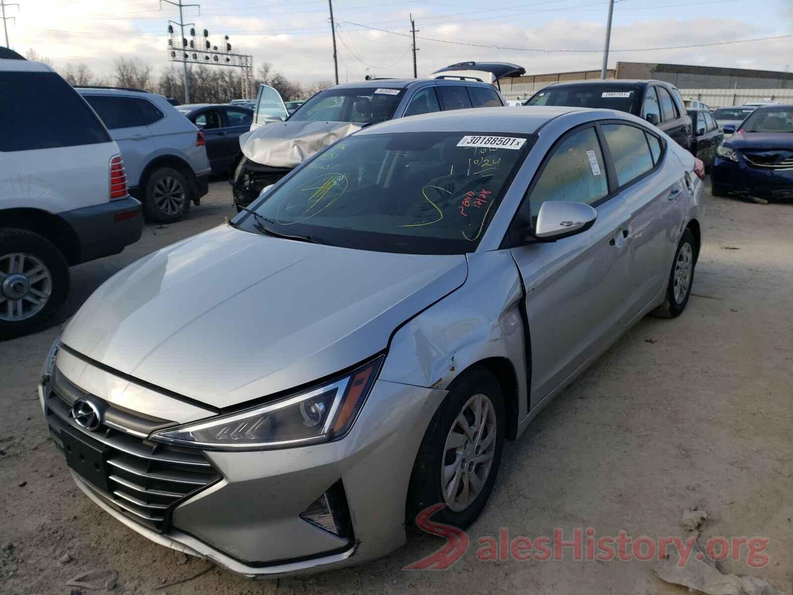 5NPD74LF9KH400651 2019 HYUNDAI ELANTRA