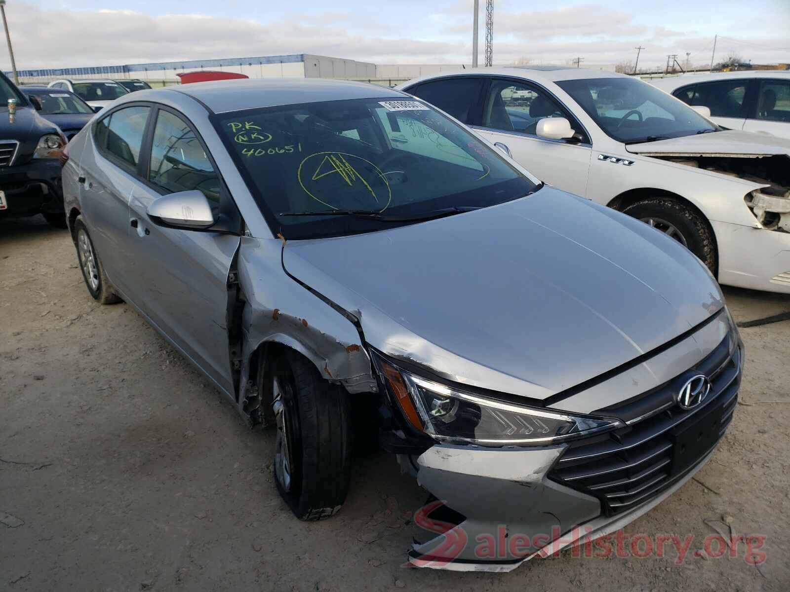 5NPD74LF9KH400651 2019 HYUNDAI ELANTRA