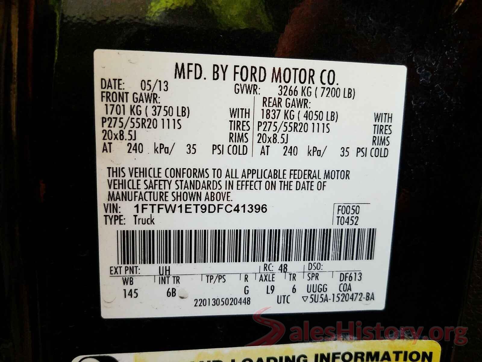 3KPFL4A79HE117213 2013 FORD F150