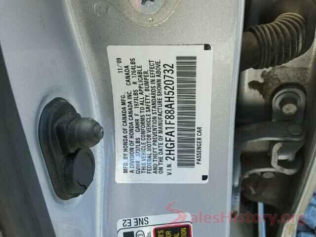 3HGGK5H40KM736208 2010 HONDA CIVIC