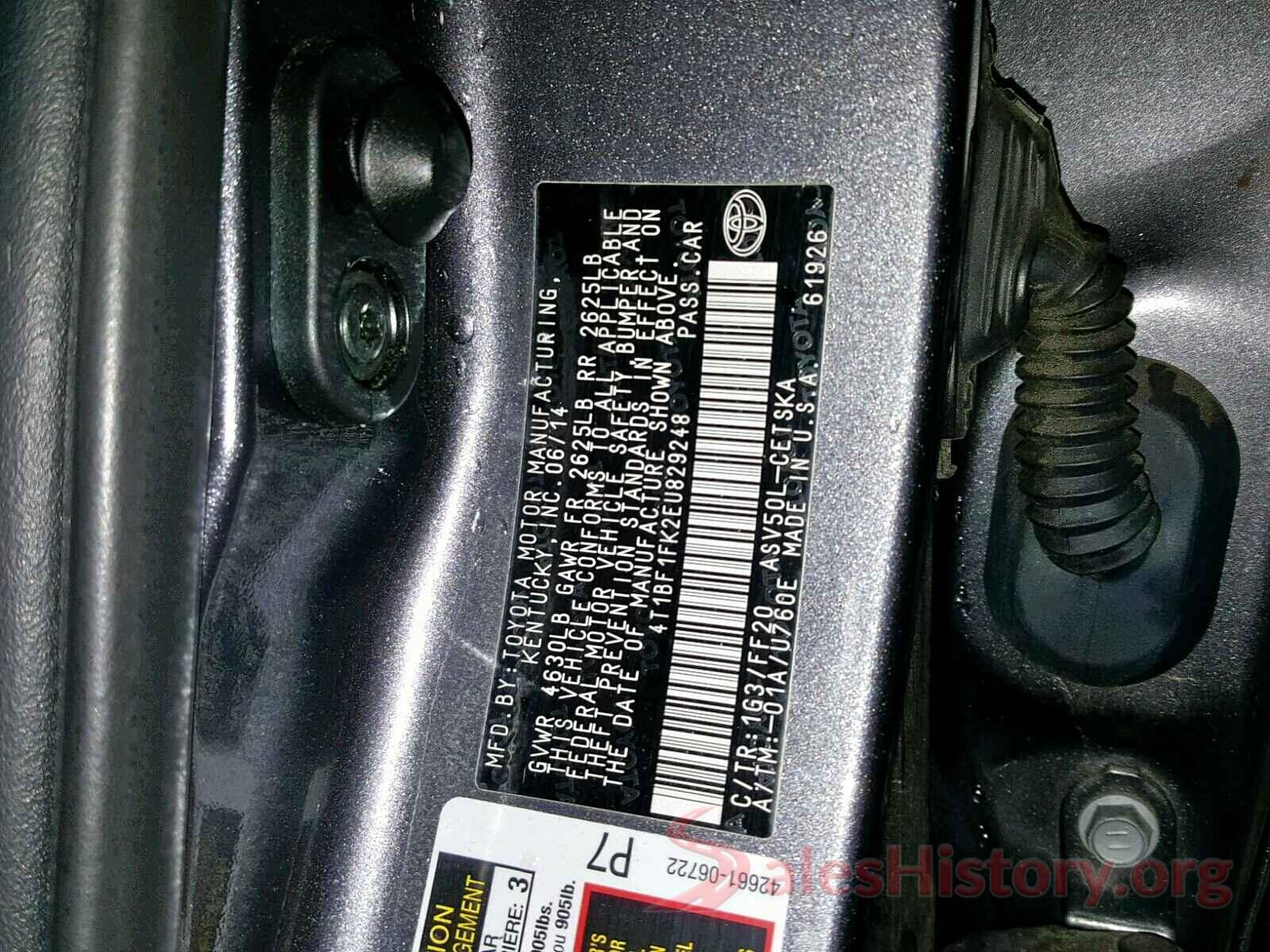 5TDZZRFH9JS257154 2014 TOYOTA CAMRY