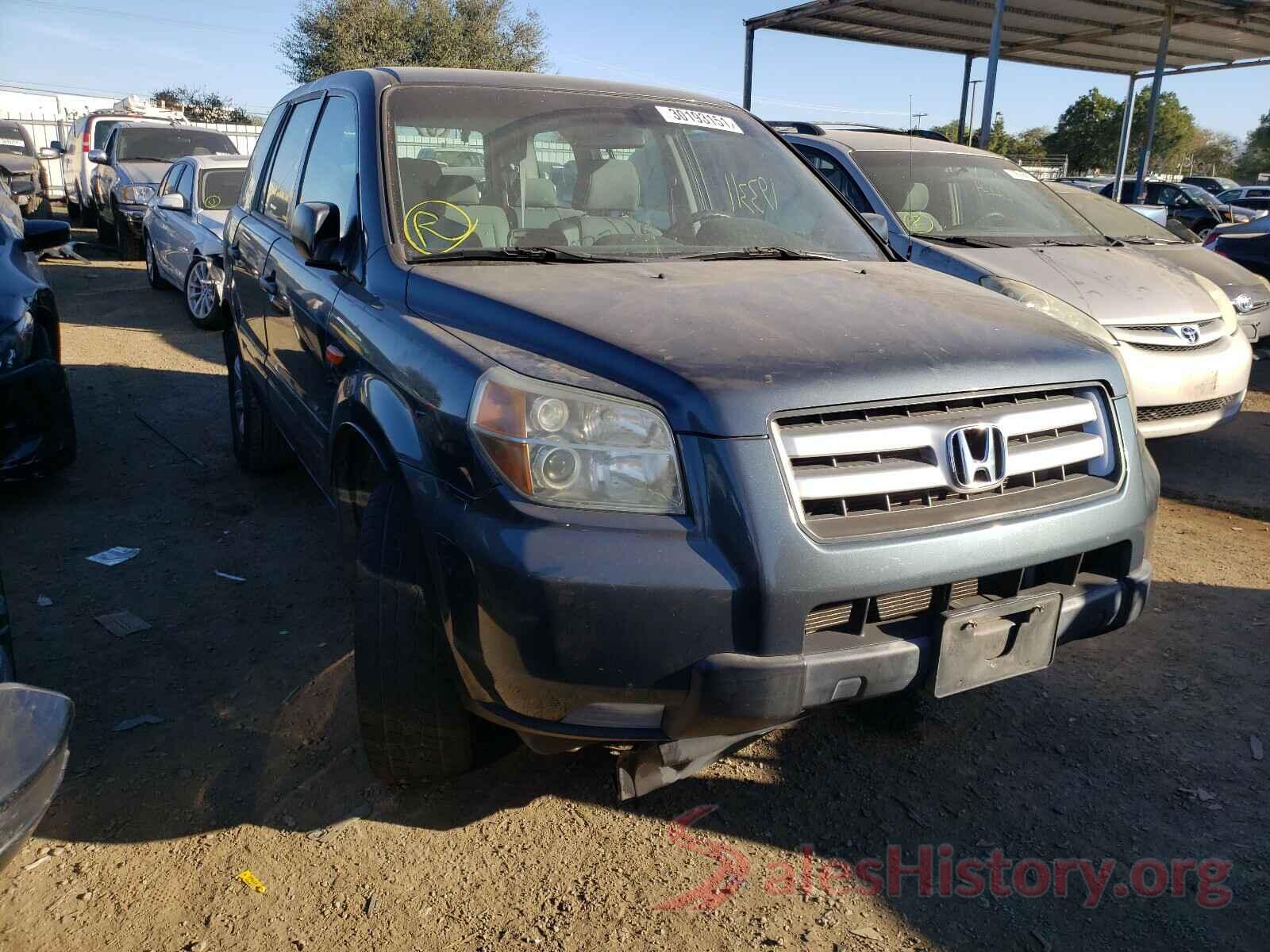 3VW217AU8HM023354 2006 HONDA PILOT