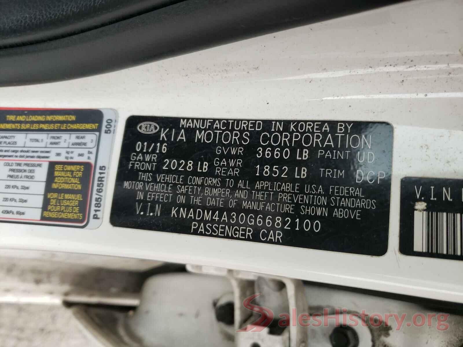 3N1AB7AP2GY321530 2016 KIA RIO