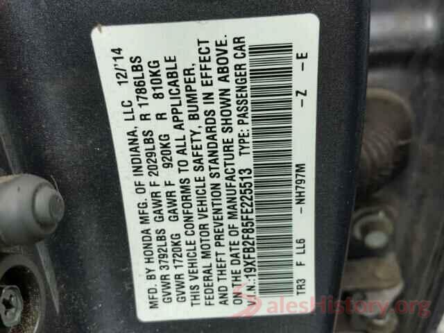 5TDKZ3DC0KS990166 2015 HONDA CIVIC