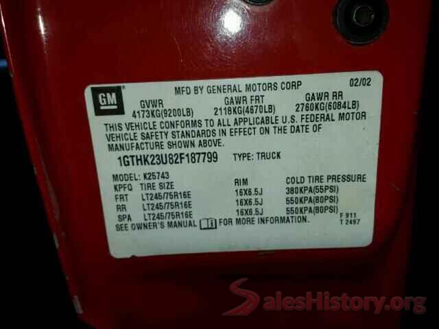 WP1AA2A58LLB06334 2002 GMC SIERRA