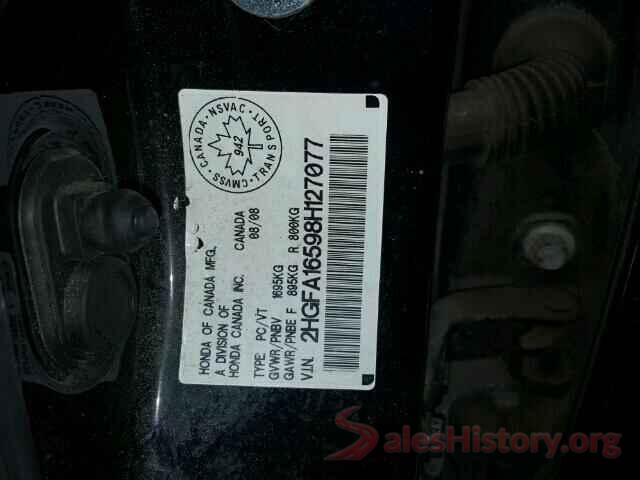 1VWAS7A33GC037291 2008 HONDA CIVIC