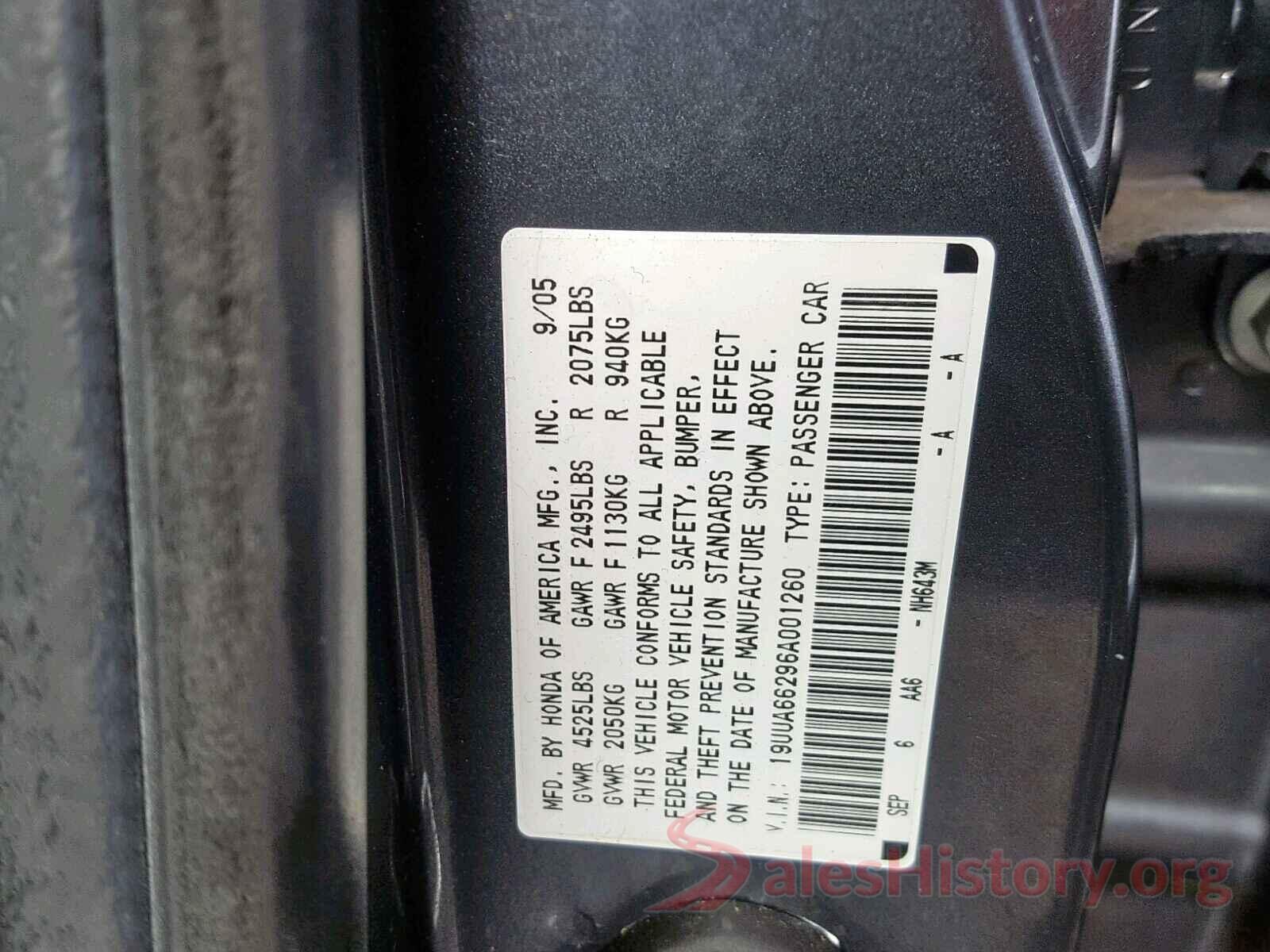 3KPFL4A77HE062910 2006 ACURA 3.2 TL