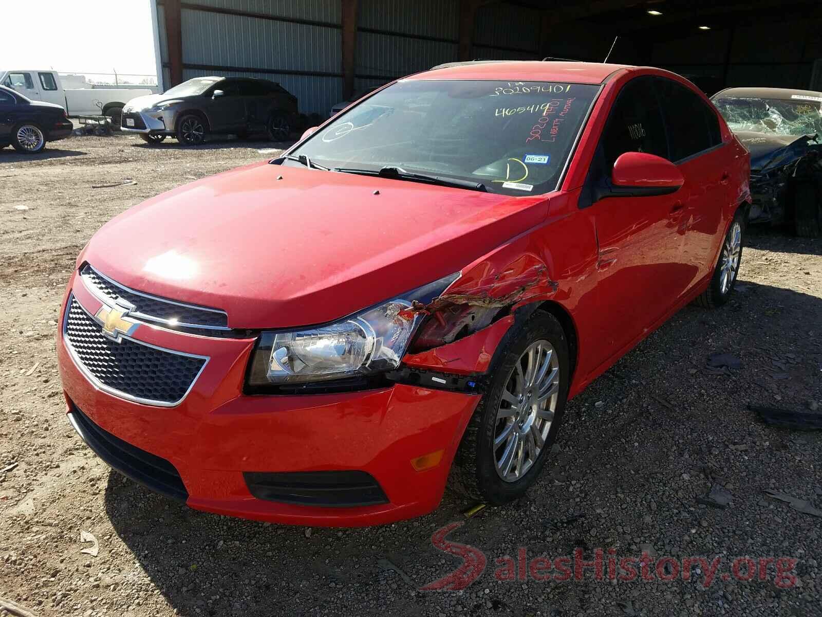 2GNAXKEV1L6192600 2014 CHEVROLET CRUZE