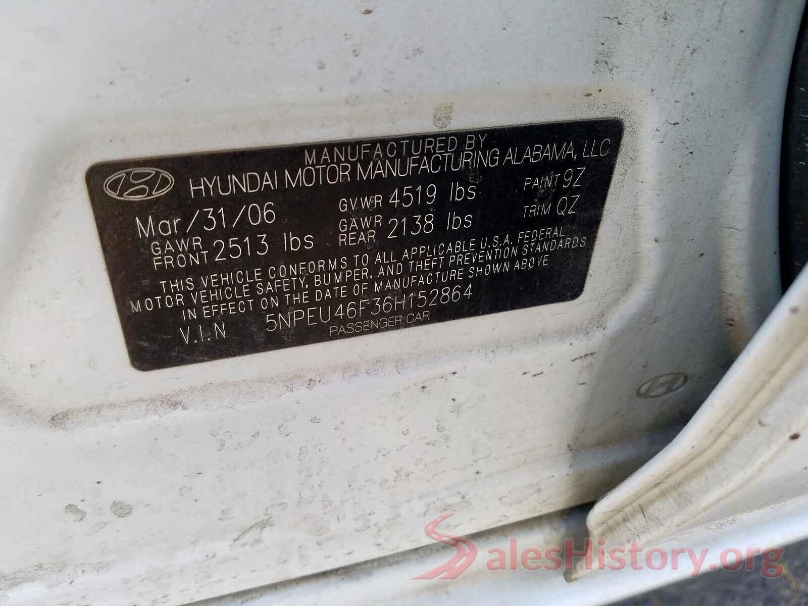 1C4NJPBB9GD718157 2006 HYUNDAI SONATA