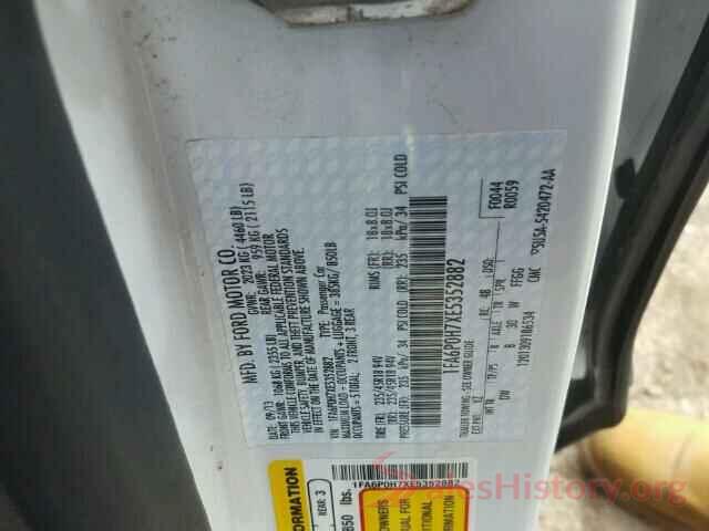 KM8J33A47HU465342 2014 FORD FUSION