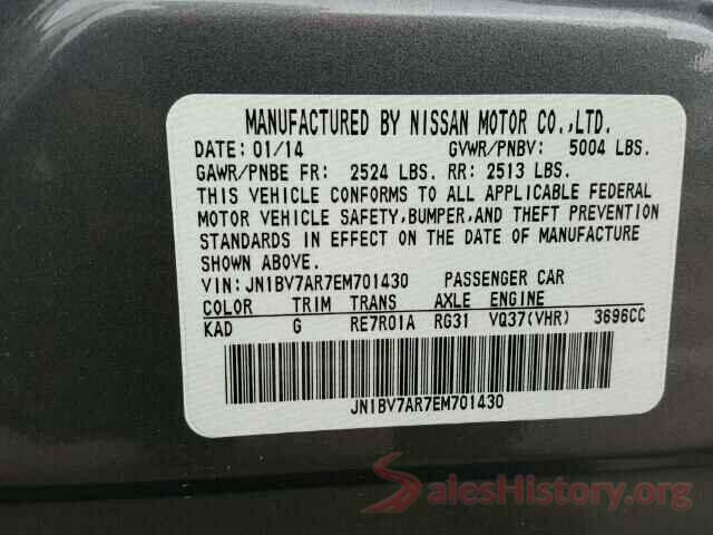 3KPF24AD4KE007203 2014 INFINITI Q50