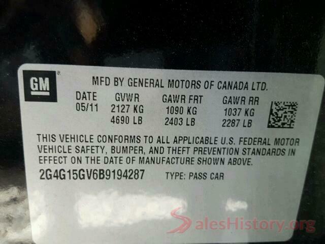 KM8K2CAA7KU238754 2011 BUICK REGAL