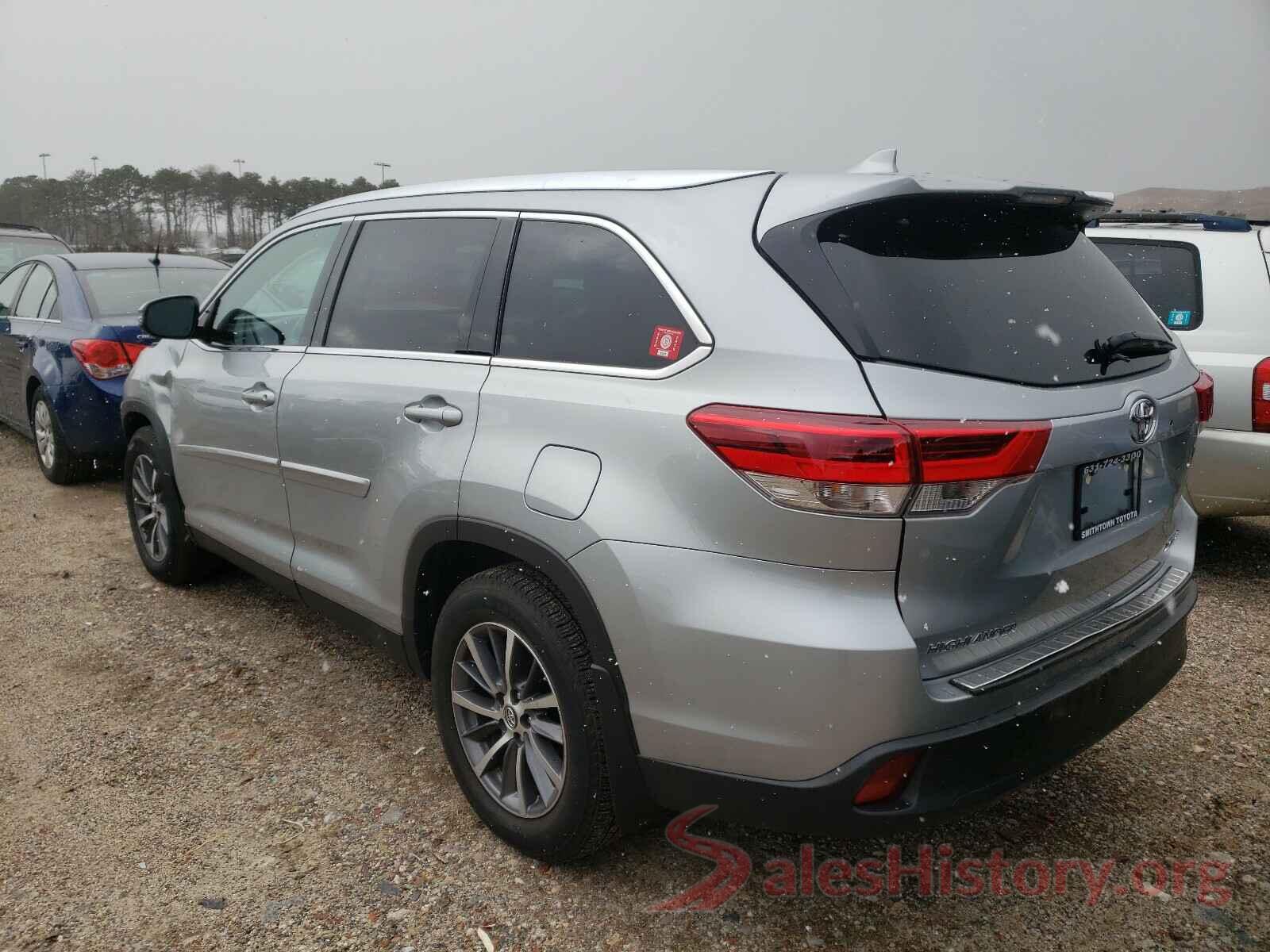 5TDJZRFH8KS586300 2019 TOYOTA HIGHLANDER