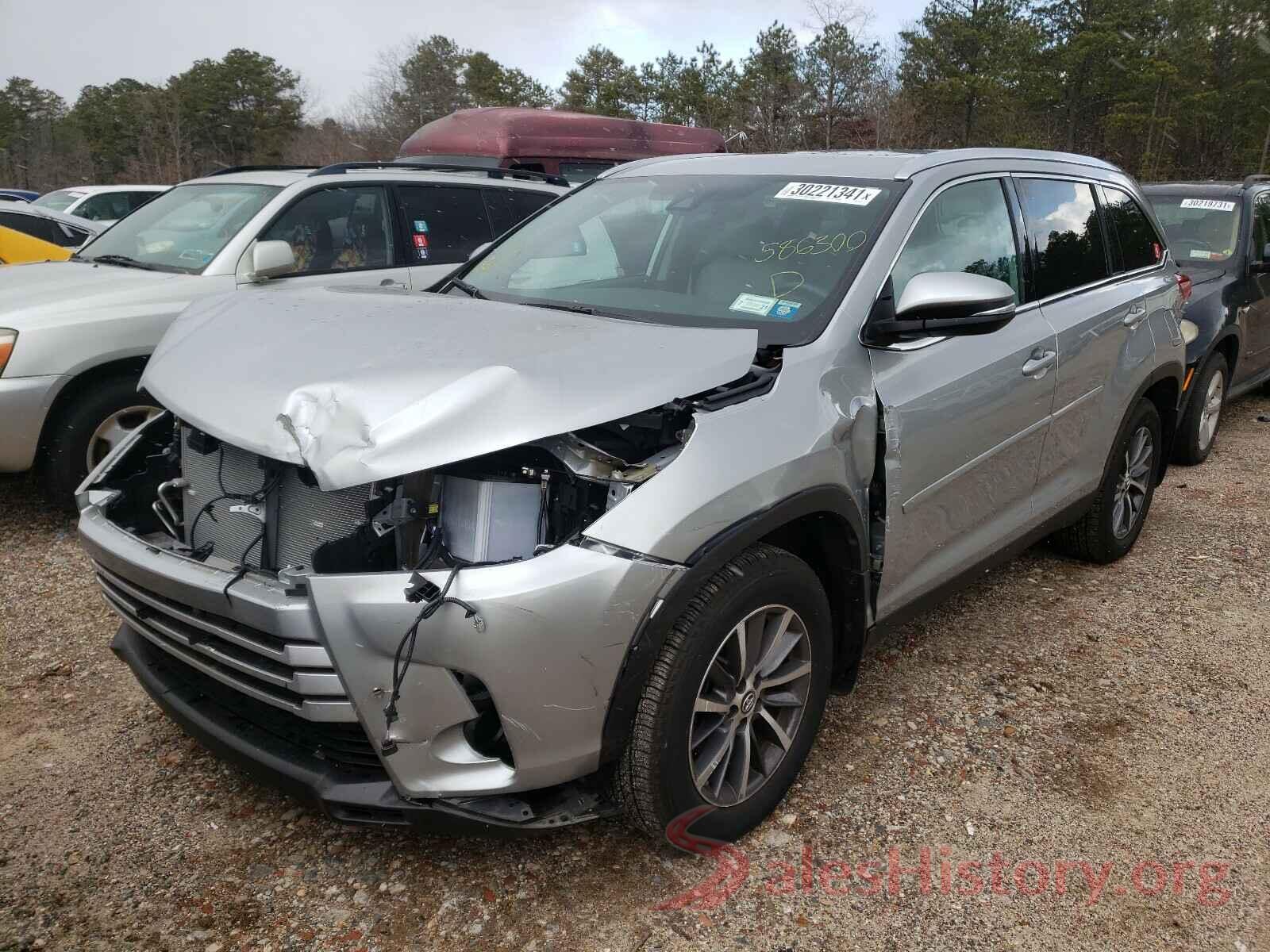 5TDJZRFH8KS586300 2019 TOYOTA HIGHLANDER