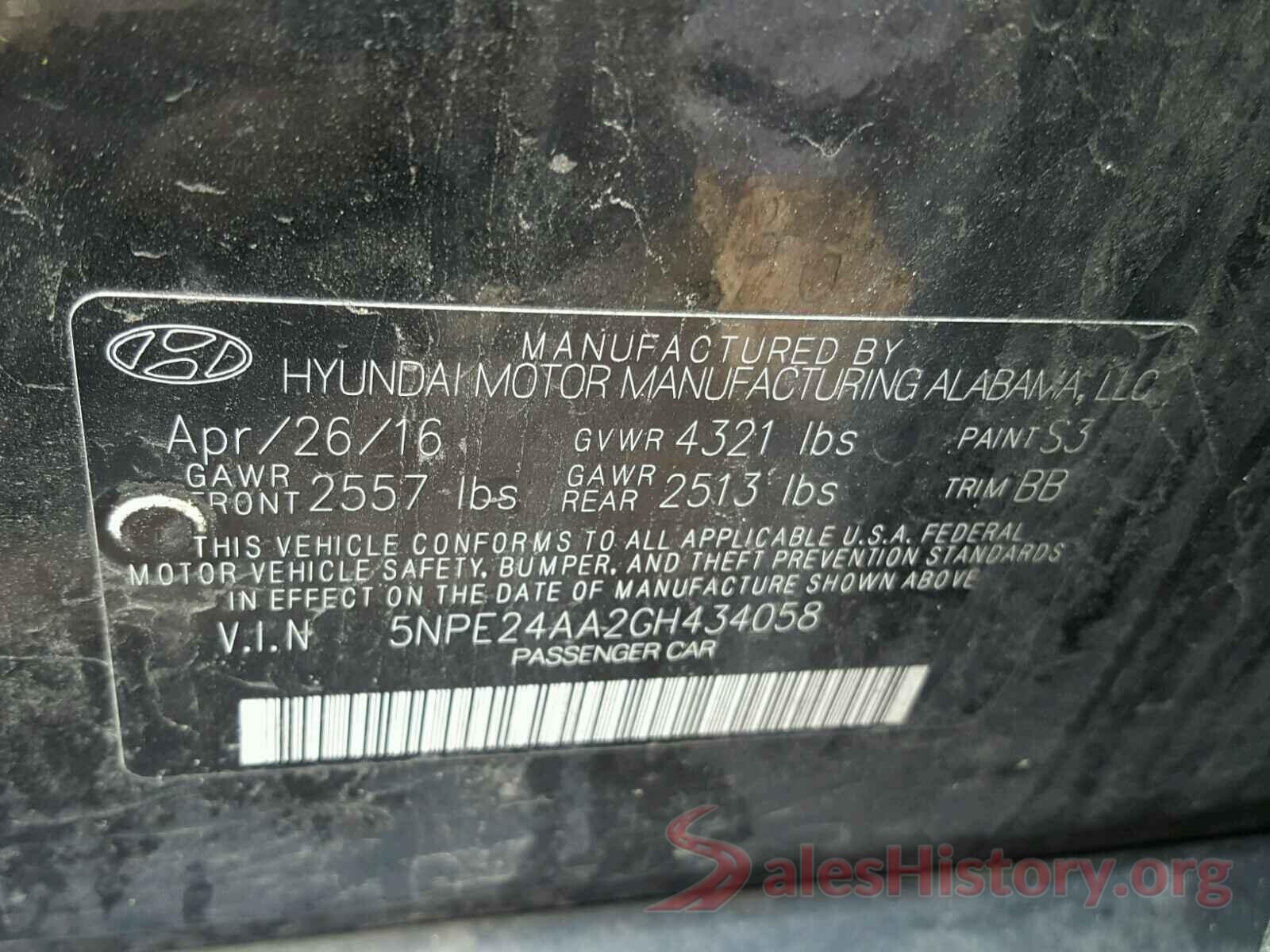 3MZBM1N77GM271828 2016 HYUNDAI SONATA