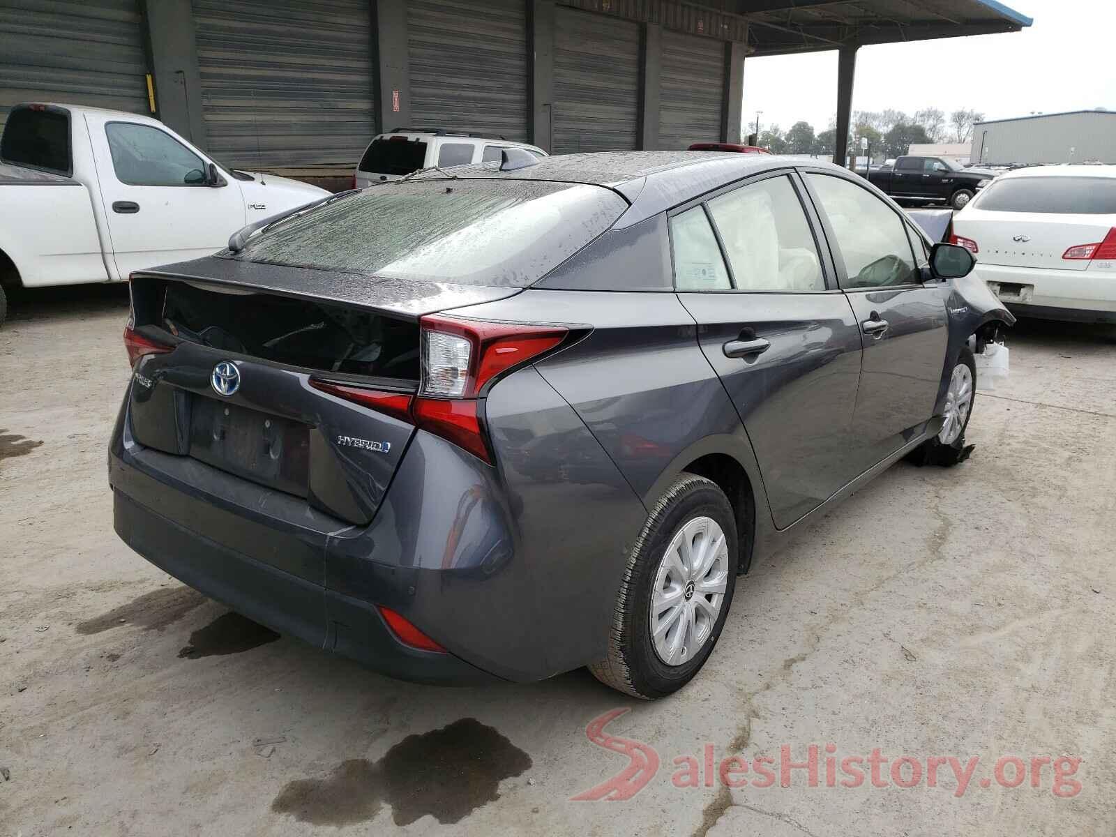 JTDKARFU4L3110489 2020 TOYOTA PRIUS