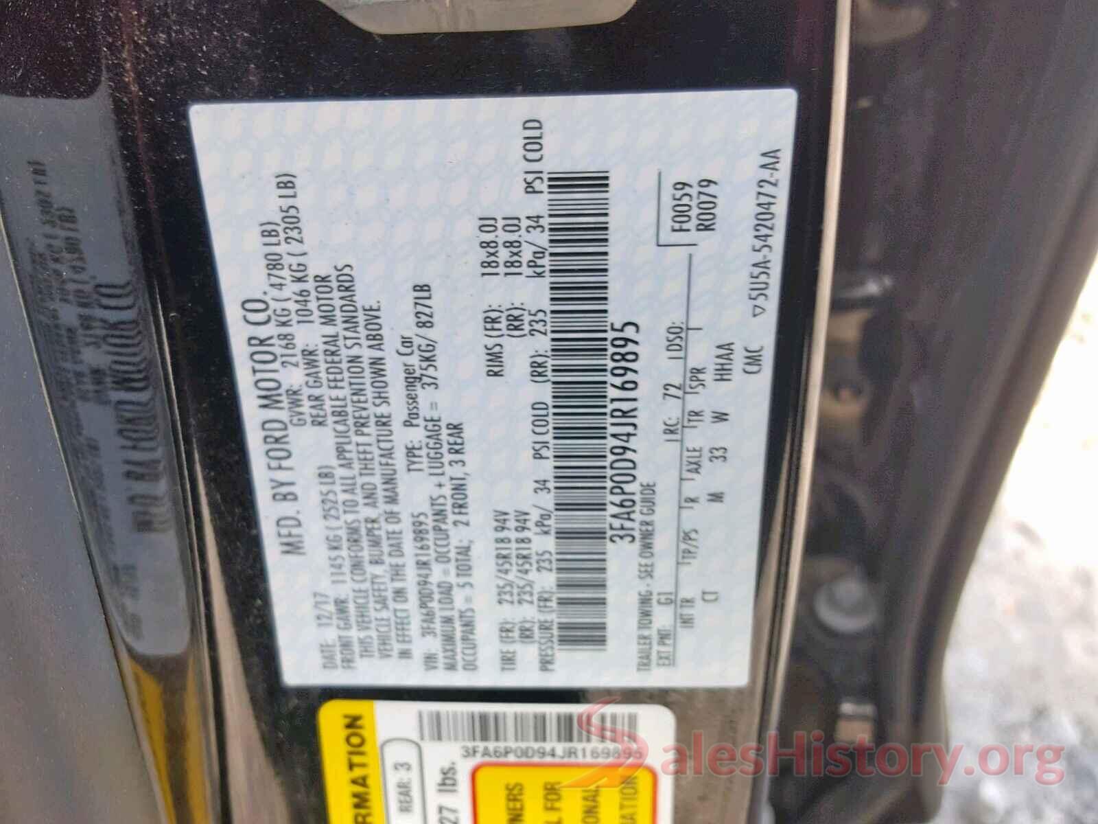 KNMAT2MT2JP532094 2018 FORD FUSION