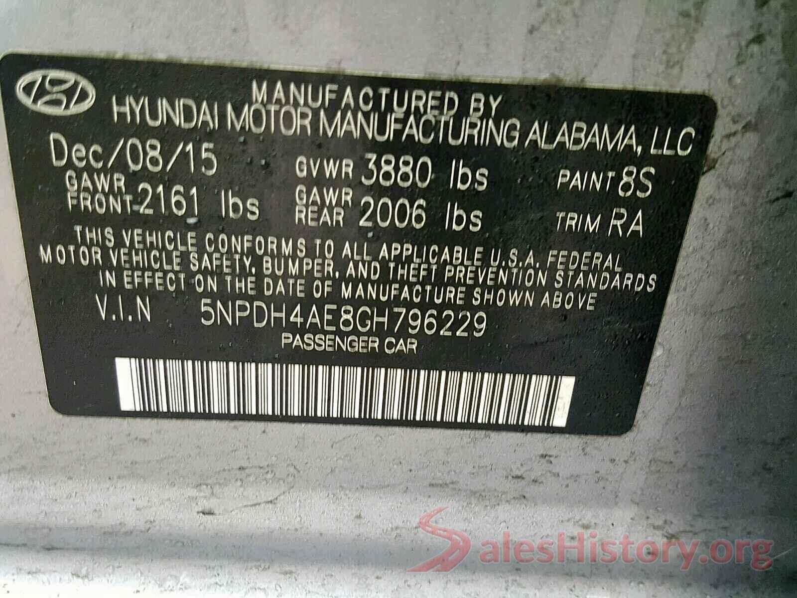 JM1BM1U71G1282597 2016 HYUNDAI ELANTRA