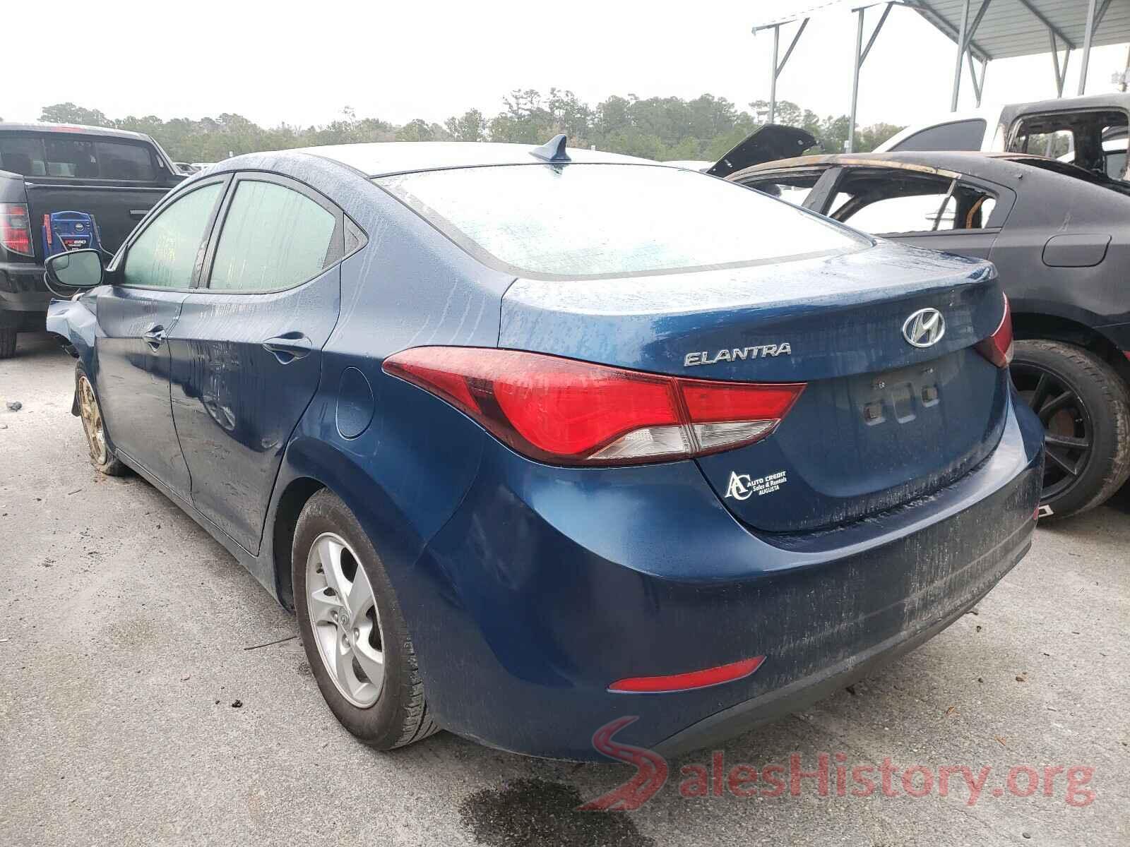 5TDJW5G1XGS136125 2014 HYUNDAI ELANTRA