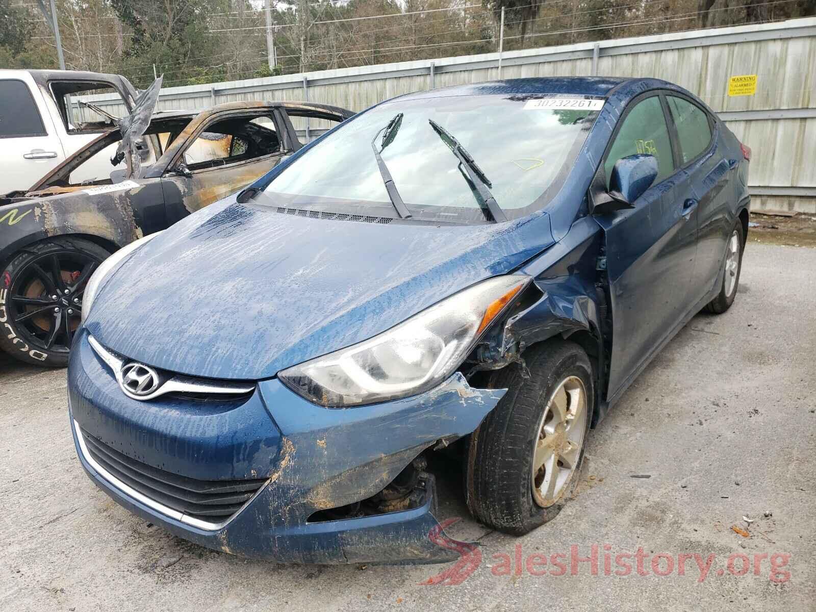 5TDJW5G1XGS136125 2014 HYUNDAI ELANTRA