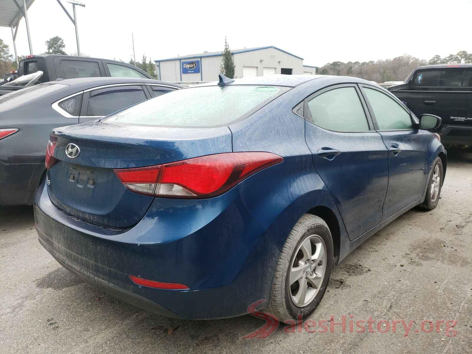 5TDJW5G1XGS136125 2014 HYUNDAI ELANTRA